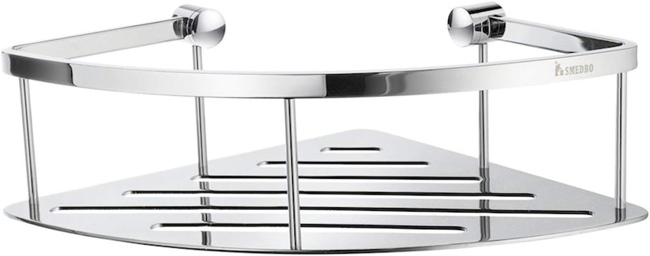 Smedbo Ice Soap Basket, Brass, Polished Chrome