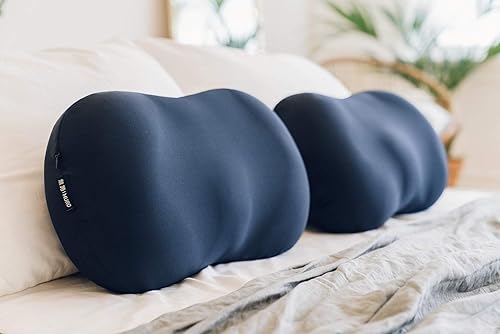 MURO Microbead Pillow, Small Pillows for Sleeping and Traveling