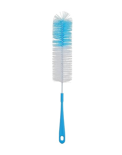 Home Market Long Bottle Cleaning Nylon Brush (Colour May Vary)