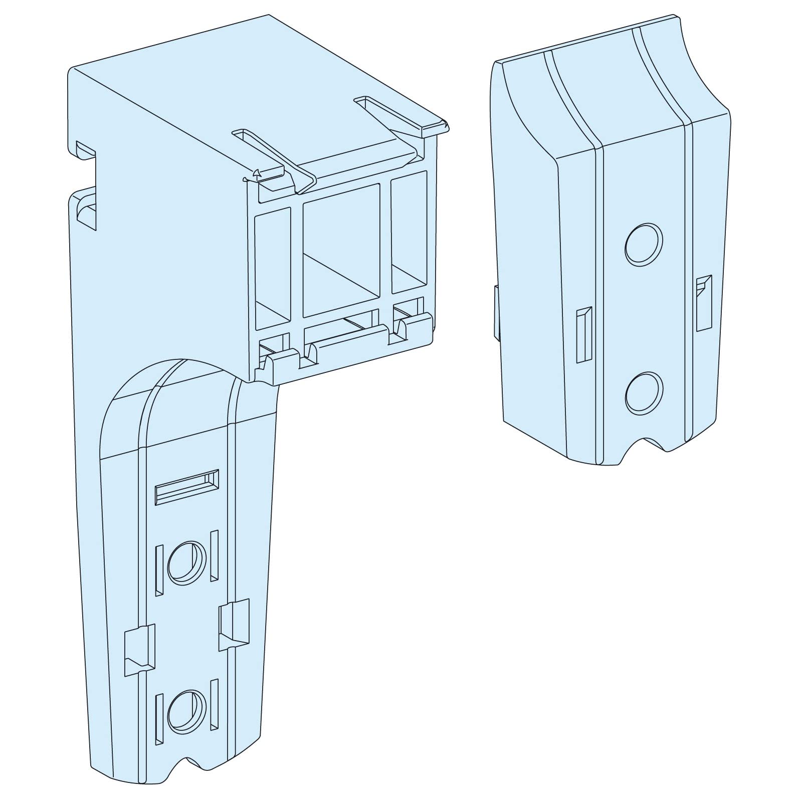 Schneider Electric 10 Adjustable Horizon Gutter Brackets