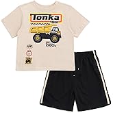 Tonka T-Shirt and Mesh Shorts Outfit Set Toddler to Little Kid Sizes (2T - 7-8)