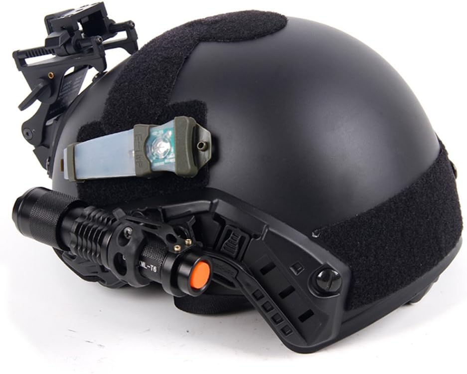 Quick Release 1" Flashlight Clamp Holder Mount for Helmet Rail Surefire