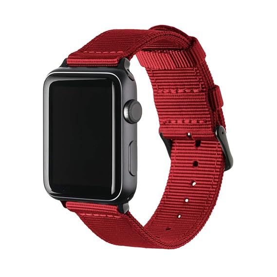 Archer Watch Straps | Premium Nylon Replacement Bands for Apple Watch (Choice of Color and Size)