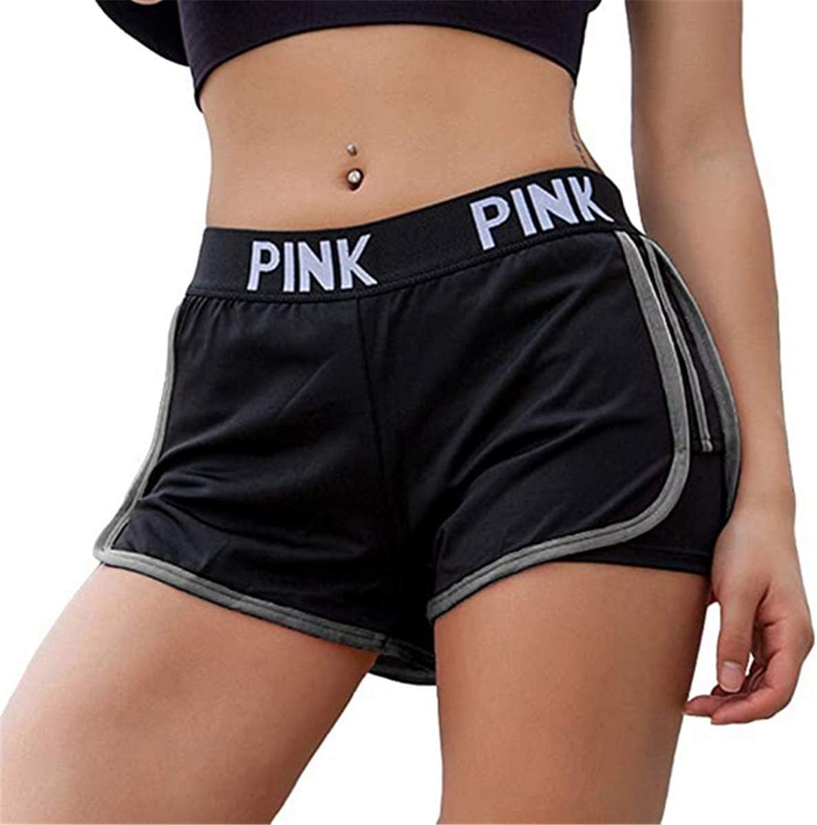 PeaceCake Women Running Shorts 2-in-1 Double Layer Elastic Waistband Sport Shorts No-Chafing Quick Drying Breathable Workout Fitness Active Yoga Jogging Shorts