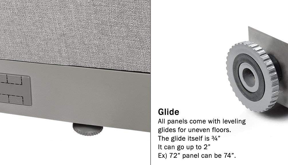 GOF Office Partition Single Panel (24w x 60h): Furniture & Decor