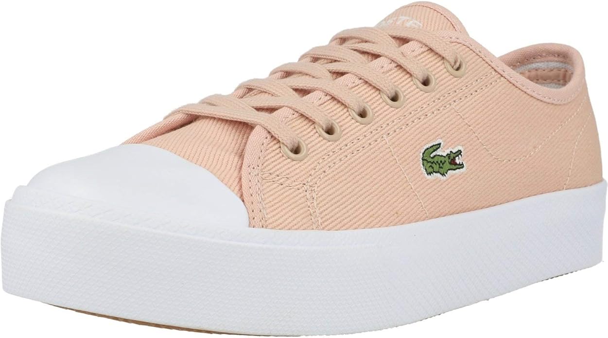 lacoste white ziane trainers