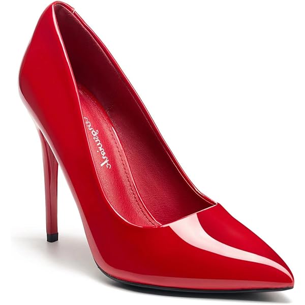 SKYSTERRY Women's 4 Inch High Heel Pumps – Round Toe Slip-On Office Shoes, Matte Finish - View #10