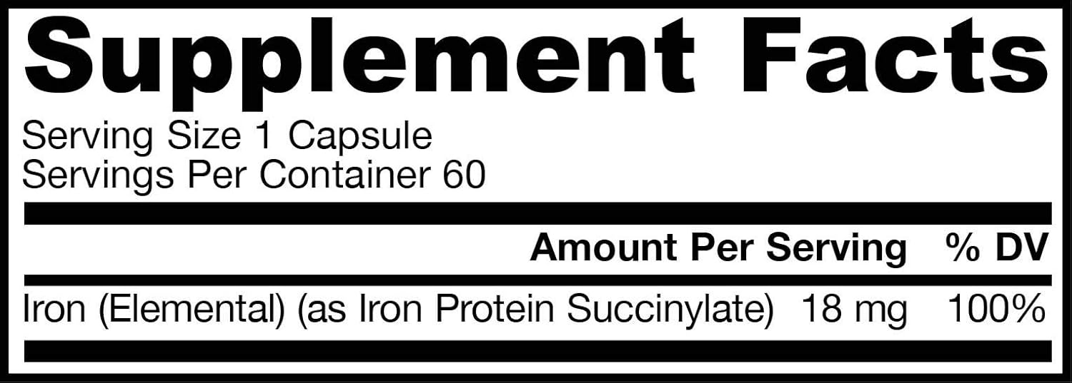 Jarrow Formulas Ironsorb + Lactoferrin, Iron Utilization Support, 60 Veggie Capsules: Health & Personal Care