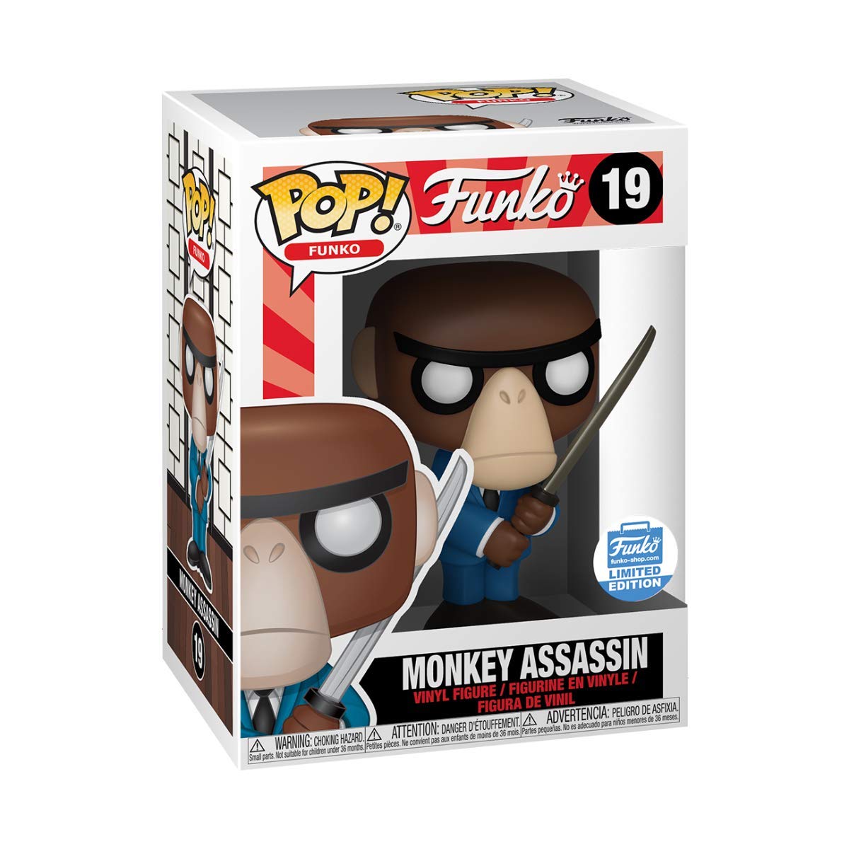 Funko Fantastik Plastik - Monkey Assassin Pop Limited Edition Vinyl Figurine #19