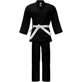 ULTIMATE FIGHT GEAR Light Weight Karate Uniform Gi - Kids Adults Unisex Belt Included