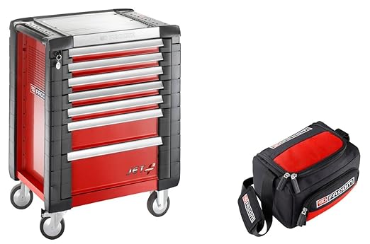 Carro 7 cajones rojo Facom jet7 m3im16 con nevera portátil ...