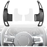 Steering Wheel Shift Paddle Extension Trim Cover Compatible for Ford Mustang 2015 2016 2017 2018 2019 2020-2023 Auto Shifter Paddle Shift Extended Interior Accessories