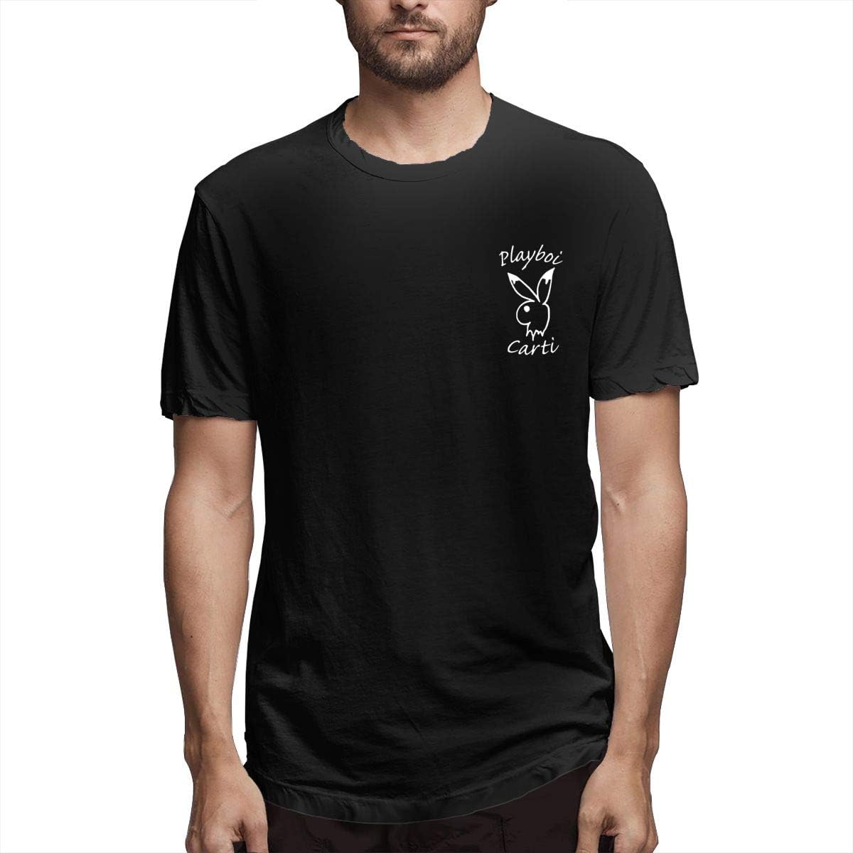 Playboi Carti Men's Crew Neck T Shirt Black
