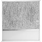 BP57 Range Hood Filter with Light Lens for Broan-NuTone Kitchen Exhaust Grease Filter,Stove Hood Vent Air Filter,11-1/2 X 11-3/4 X 3/8 Reinforced Aluminum Frame fit 43000 R610045, Series 1-Pack