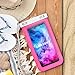 Trianium (2Pack) Universal Waterproof Case, [White/Hot Pink] Cellphone Dry Bag Pouch w/ IPX8 for Cell Phone X 8 - iPhone, Samsung Galaxy S9, LG, HTC,Nokia,Xperia,Motorola up to 6.0” Phone Diagonal