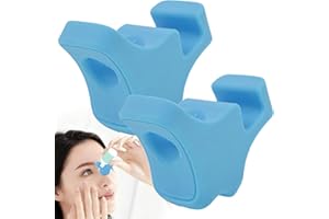 ZFLYCANP Eyedrop Bottle Guide Aid Dispenser, Silicone Dropper Applicator, Eye Drop Assist Device, Resuable Soft Washable Effo