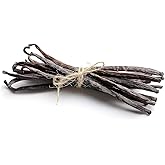 Mexican Vanilla Beans Grade B for Making Vanilla Extract | Certified USDA Vanilla Bean 5 -7 Inches Long, 30% Moisture Pure Me