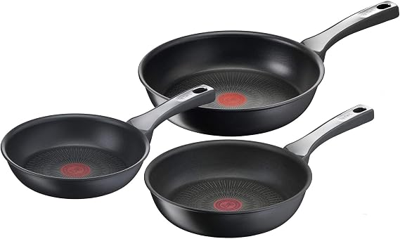 Poêle Titane Antiadhésive Profonde - Pour Induction, Gaz, Four | Cuisine Sain & Facile à Nettoyer