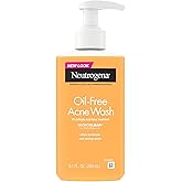 Neutrogena Oil-Free Acne Face Wash - Facial Cleanser with Salicylic Acid, Daily Cleanser for Oily & Acne-Prone Skin, Clears & Helps Prevent Breakouts, Clear Formula, 9.1 fl. oz. Bottle