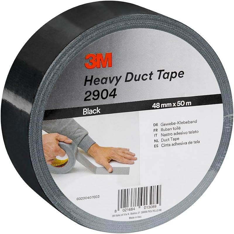 3M Heavy Duty Duct Tape 2904 48 mm x 50 m Black