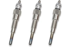 Coimoviol OE Number# 16851-65510 16851-65512 Glow Plug 3PCS Fits For Kubota D722 D902 D905 D1005 D1105 V1505 V1305, Tractor B1700D B1700E ZD326 ZD331, Mower BX1800D BX1830D, 168516551