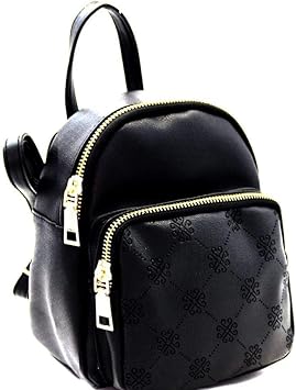 quilted leather backpack purse