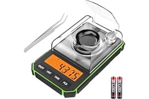 KeeKit Digital Pocket Scale, 50g 0.001g Professional Milligram Scale, Portable Jewelry Scale with 50g Calibration Weight, Wei