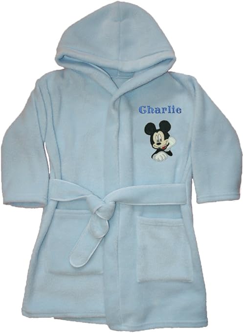 boys personalised dressing gown