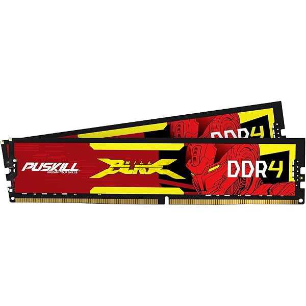PUSKILL DDR4 RAM 16GB Kit (2x8GB) 3200MHz PC4-25600 CL16 Desktop