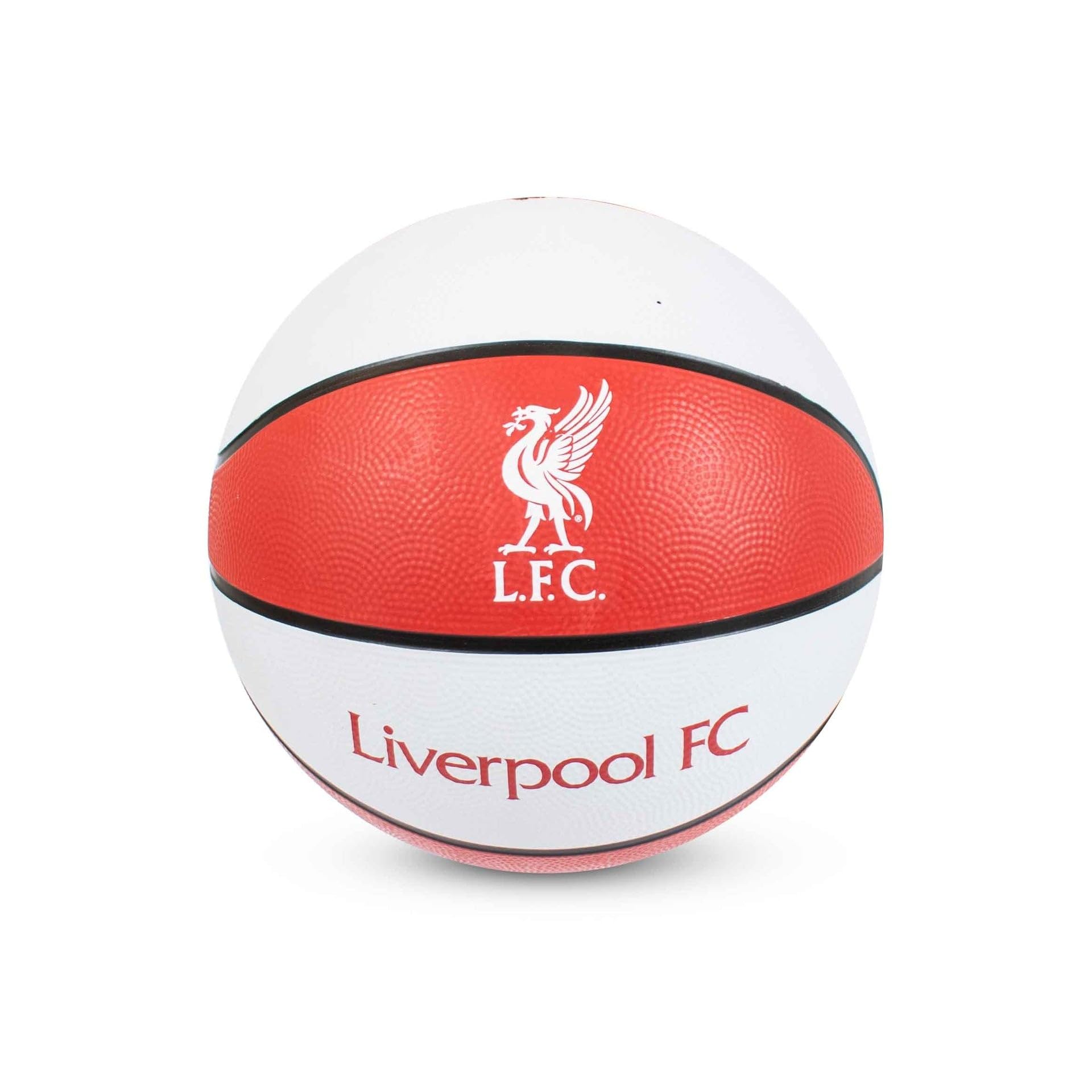 Hy-Pro Officially Licensed Liverpool F.C. Basketball | Size 7, White/Red, Indoor/Outdoor For Kids and Adults โ image 1