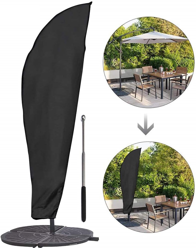 Umbrella Cover Simply Shade Waterproof Patio Outdoor Umbrella Cover Parasol Umbrellas Cover With Zipper Fits For 7 11ft Cantilever Overhang Umbrella 280cm 30 81 45cm Amazon Ca Home Kitchen