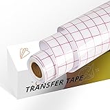 YRYM HT Transfer Tape for Vinyl -12" x 12 FT w/Red