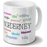 Lindenberg Stadt-Tasse – „I Love Lindenberg“ Design, 200 Ml, Aus Steingut Mit Schwarzem Henkel, Spülmaschinenfest