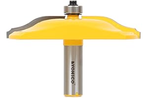 Yonico 12140 Raised Panel Router Bit with Ogee and Bead 1/2-Inch Shank