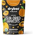 Drybox Unsulfured Organic Sun Dried Turkish Apricots, Unsweetened No Sugar Added, Non-GMO Dried Apricots for Snacking in School, Gym, and Office | Resealable 1 lb per pack - 1 Pack