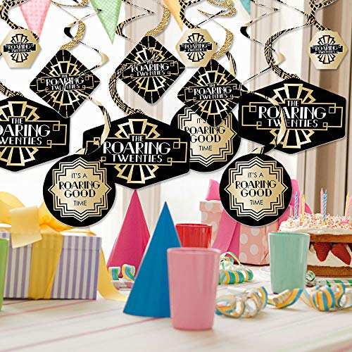 Roaring 20 S 1920s Art Deco Jazz Party Hanging Decor Party