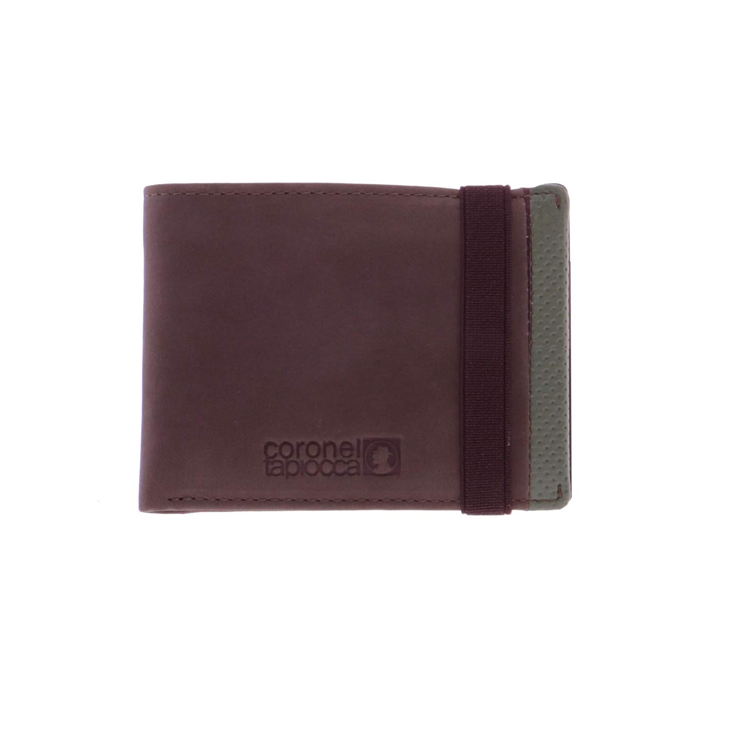 Coronel Tapioca - Men's Leather Wallets - Men's Wallet with Coin Purse - Men's Casual Wallet - Large Capacity Men's Card Holder Wallet, Brown, 8,3 x 11, aitor