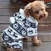 Puggy Clothes,Haoricu autumn Stylish Pet Dog Warm Clothes Puppy Jumpsuit Hoodie Coat Doggy Apparel Hoodies Costume Apparel (XXL (M, Gray)