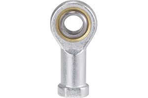 uxcell SI20TK PHSA20 Spherical Rod End Bearing 20mm Bore Self-Lubricated Joint Bearing M20x1.5 Right Hand Female Thread Conne