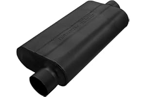 Flowmaster 50 Series Delta Flow® Chambered Muffler – 3.00” - Offset In/Center Out – Moderate Sound – 16-Gauge Aluminized Steel – Perfect for daily-driven Performance Vehicles & Passenger Cars 943051