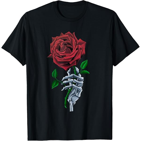 トップス YSTRDY'S TMRRW BAGGY TEE LS Skull Roses YSTRDY'S TMRRW BAGGY TEE LS Skull Roses
