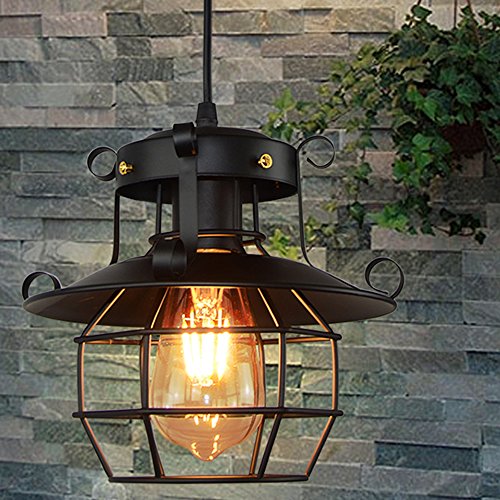 GZQ Ceiling Pendant Light Flush Mount Retro Metal Ceiling Lamp Shade Decoration for Hallway, Study Room, Office, Dining Room, Bedroom, Living Room,Coffee, Bar, Restaurant (Style 4)