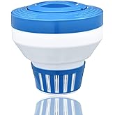 Pool Chlorine Floater, 7.5" Large Floating Chlorine Dispenser, Optimal Pool with Adjustable Release for Indoor &amp; Outdoor Swimming Pool Hot Tub