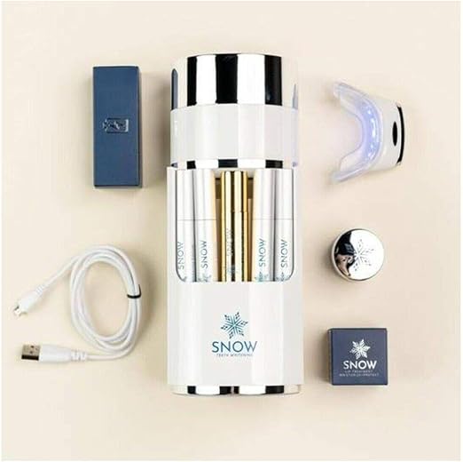 Snow Teeth Whitening System New Patented, DualLight, Wireless, SELF