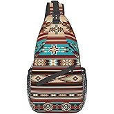 SURERUIM Pattern Printed Sling Bag for Women Men Crossbody Shoulder Backpack Chest Bags Gym Travel Hiking Casual Daypack