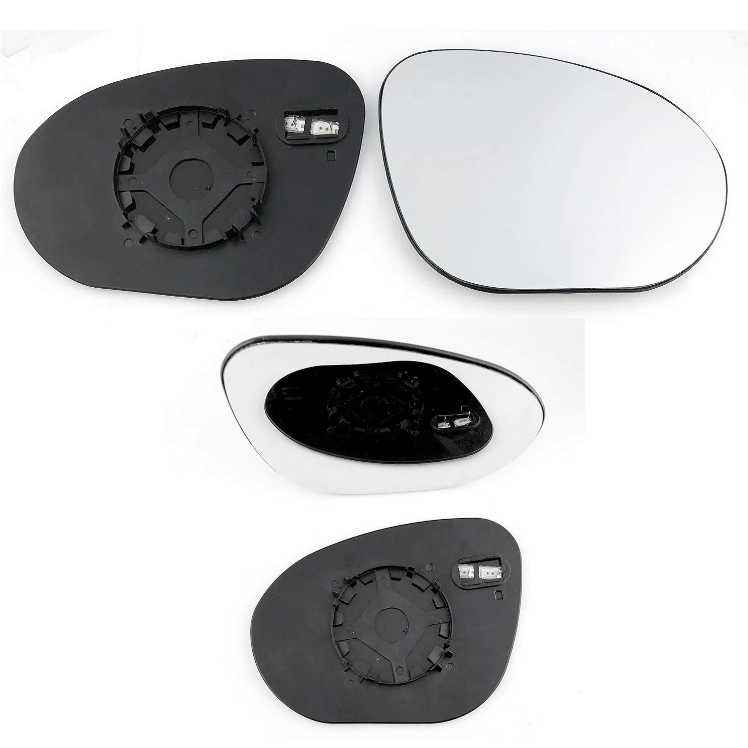 Fits Nissan Juke, For 2010 to 2014 Heated Base Convex Wing Mirror RIGHT HAND (UK Driver Side)