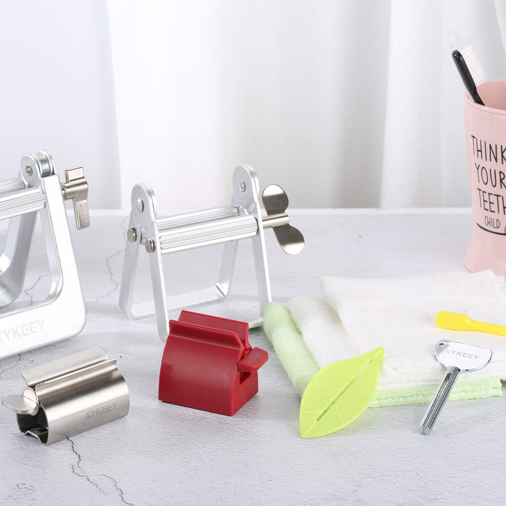 Tube Key Tooth Paste Squeezer – Set of 3 Manual Toothpaste Squeezer, XYKEEY Toothpaste Tube Squeezers