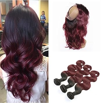 Amazon Com Ruma Hair Pre Plucked Body Wave 360 Lace Frontal With