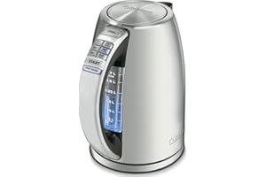 Cuisinart PerfecTemp 1.7-Liter Electric Kettle, Cordless Electric Tea Kettle, 1500W for Fast Heat-Up...