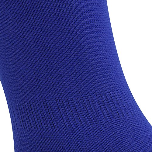 Fasoar Women Men Youth Girls 6-Pairs Referee Knee High Socks Blue Solid Pattern Rugby Socks 6 pack blue One Size